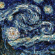 Illustration for article titled Vincent Van Gogh's Starry Night Recreated Entirely Out Of Real Galaxy Images